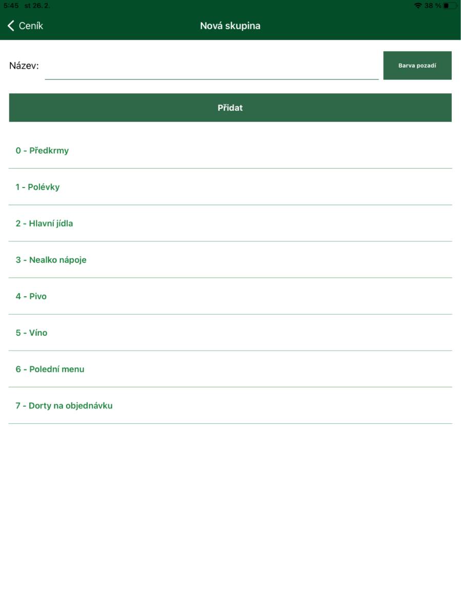Creating and editing a price list category
