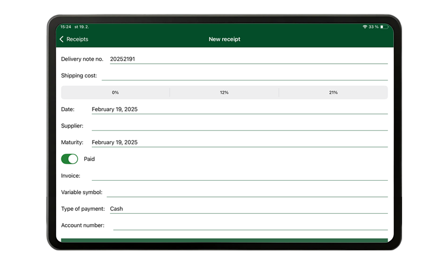 Preview from the app